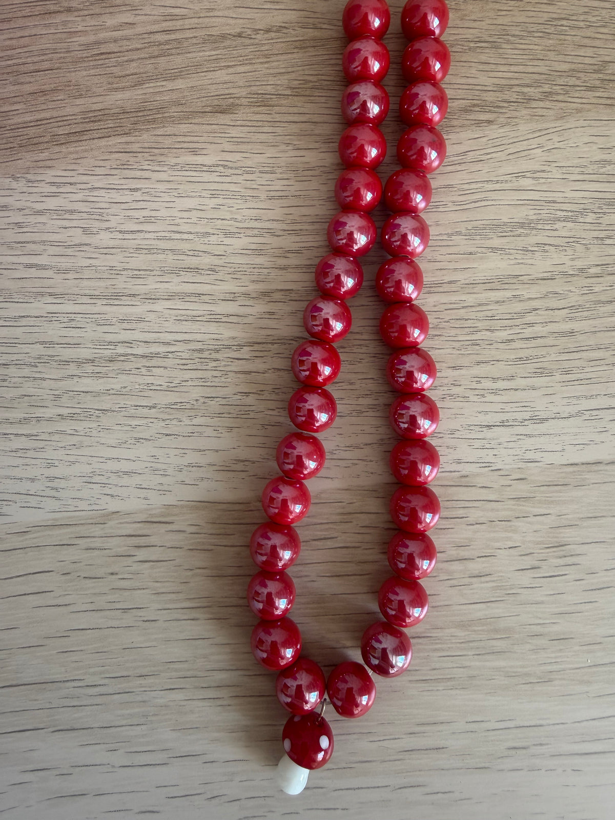 Collar champi rojo
