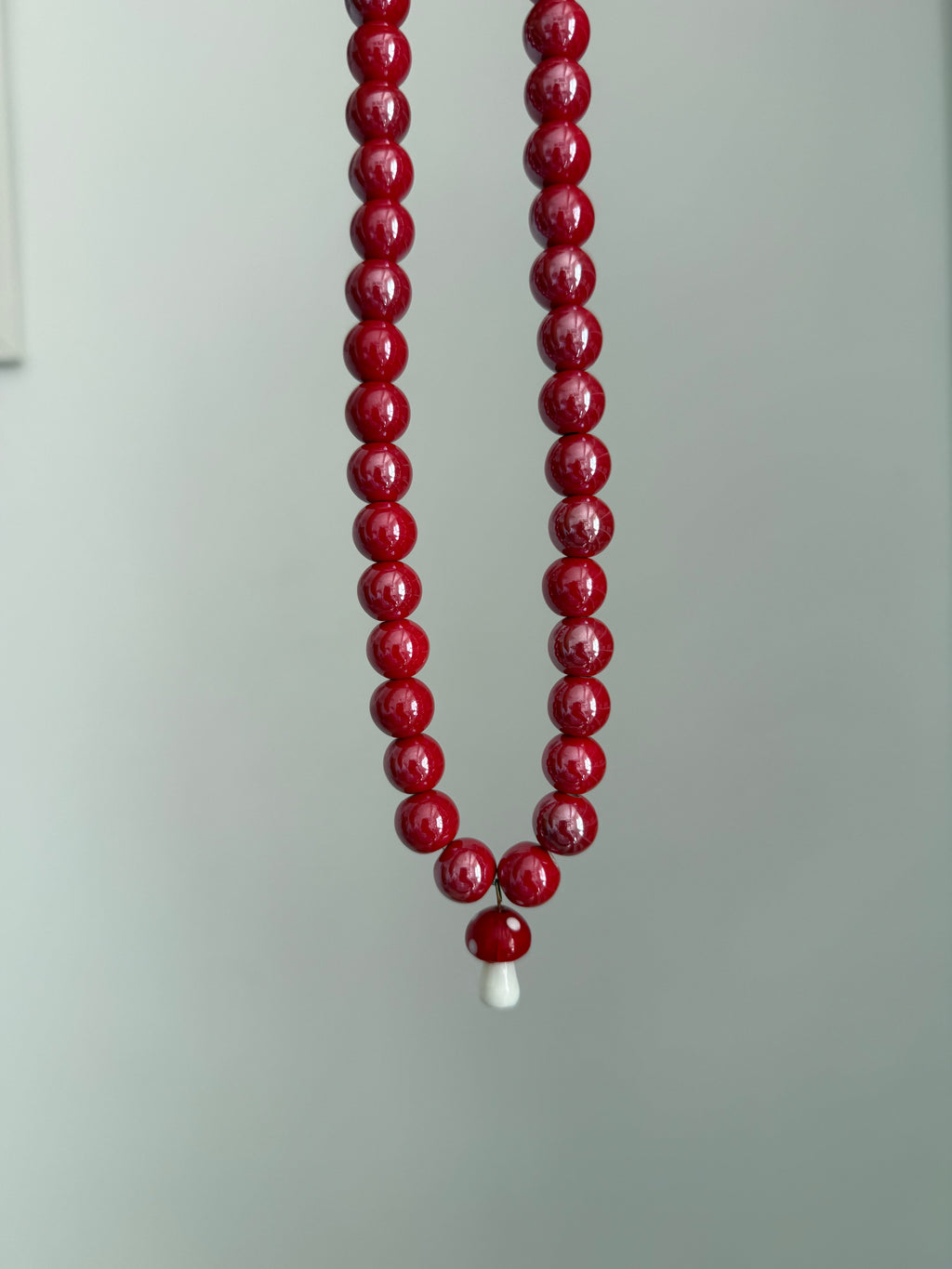 Collar champi rojo