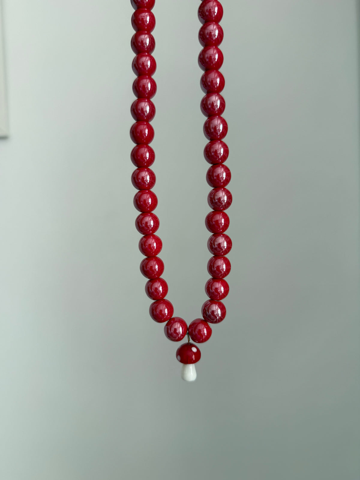 Collar champi rojo