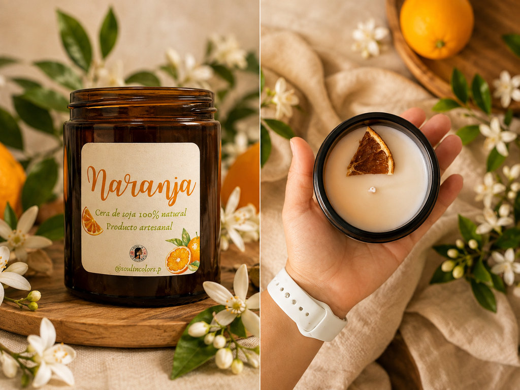Vela de naranja azahar