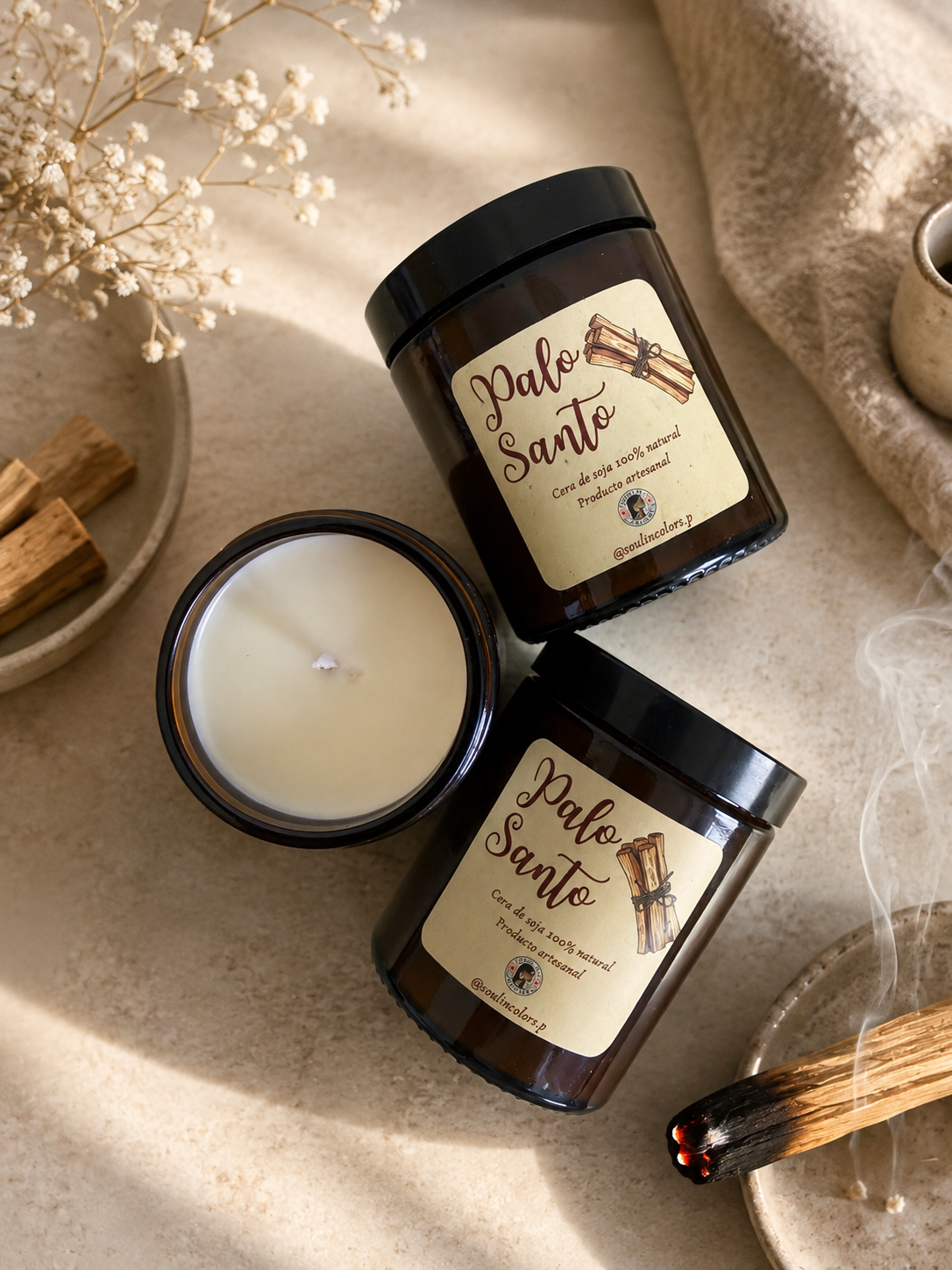 Vela de palo santo
