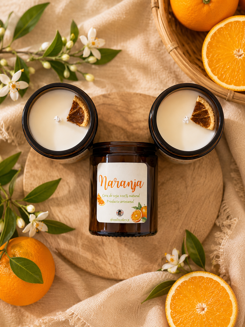 Vela de naranja azahar