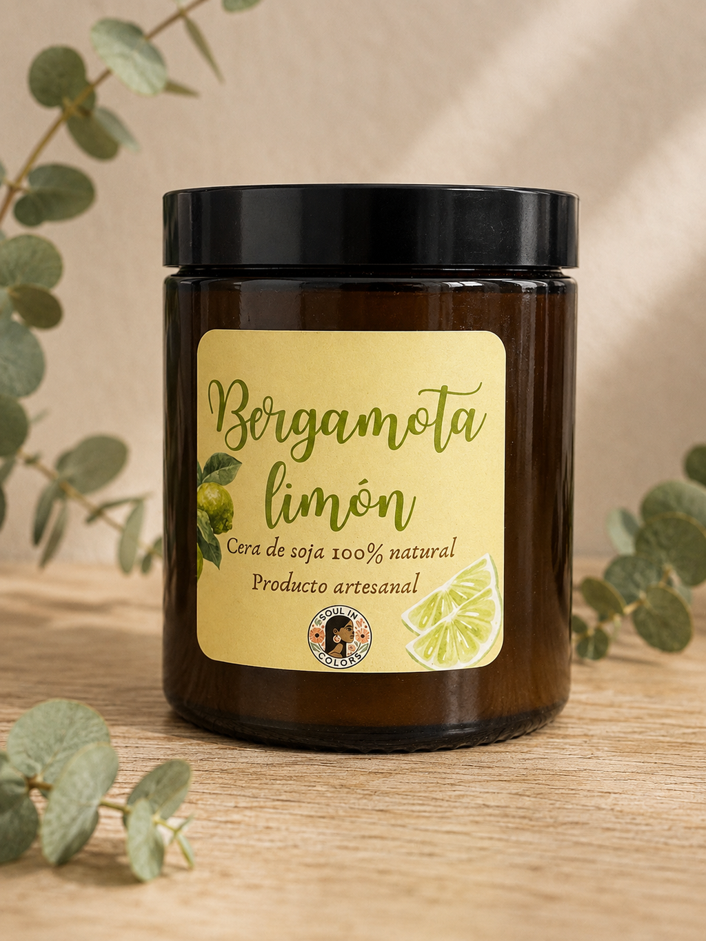 Vela bergamota limón