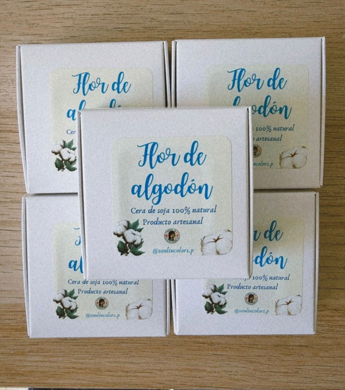 Waxmelt flor de algodón